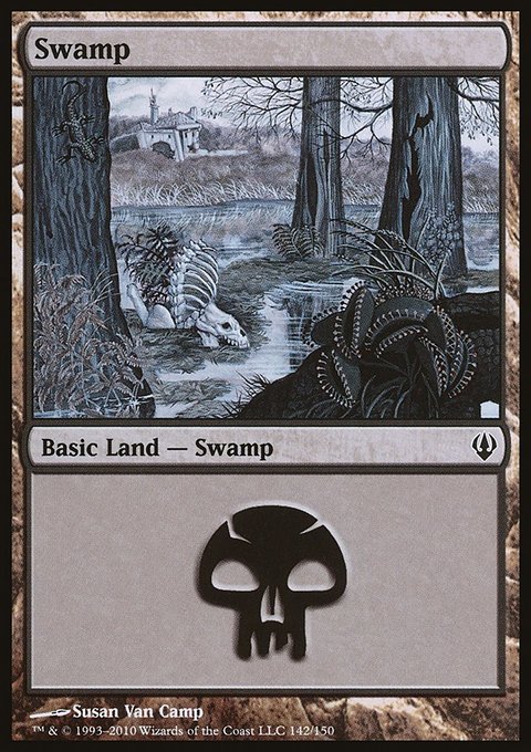 Swamp, Archenemy #142, Magic: The Gathering card