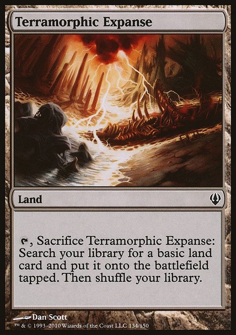 Terramorphic Expanse, Archenemy #134, Magic: The Gathering card