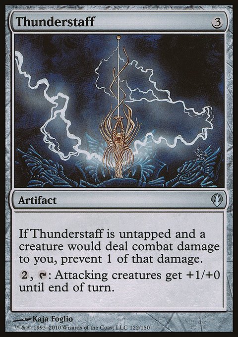 Thunderstaff, Archenemy #122, Magic: The Gathering card