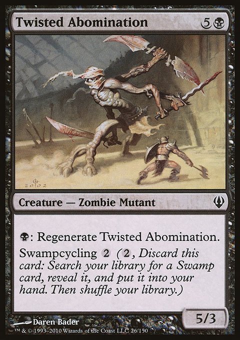 Twisted Abomination, Archenemy #26, Magic: The Gathering card