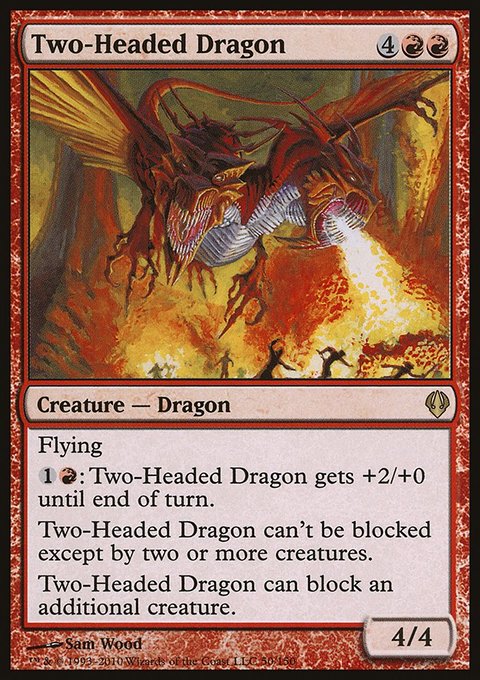 Two-Headed Dragon, Archenemy #50, Magic: The Gathering card
