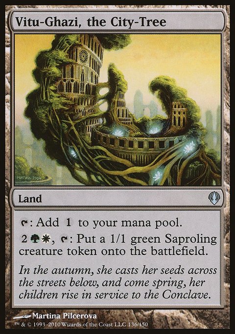 Vitu-Ghazi, the City-Tree, Archenemy #136, Magic: The Gathering card