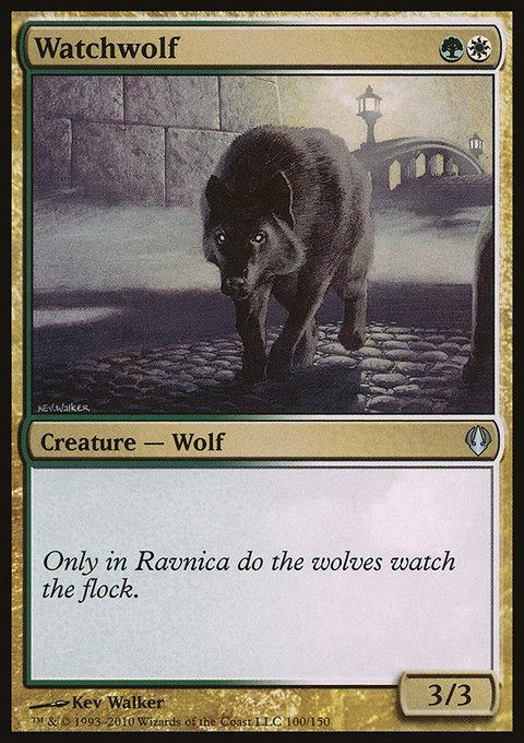 Watchwolf, Archenemy #100, Magic: The Gathering card