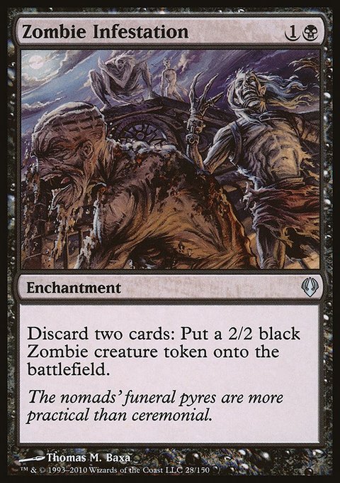 Zombie Infestation, Archenemy #28, Magic: The Gathering card