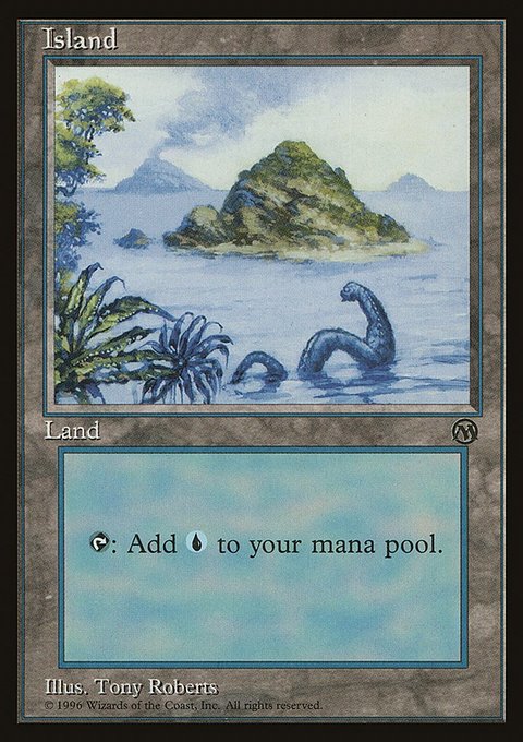 Island, Arena League 1996 #2, Magic: The Gathering card