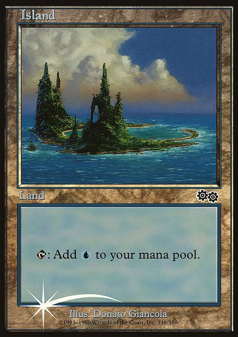 Island, Arena League 1999 #3, Magic: The Gathering card