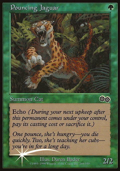 Pouncing Jaguar, Arena League 1999 #2, Magic: The Gathering card