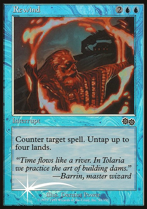 Rewind, Arena League 1999 #6, Magic: The Gathering card