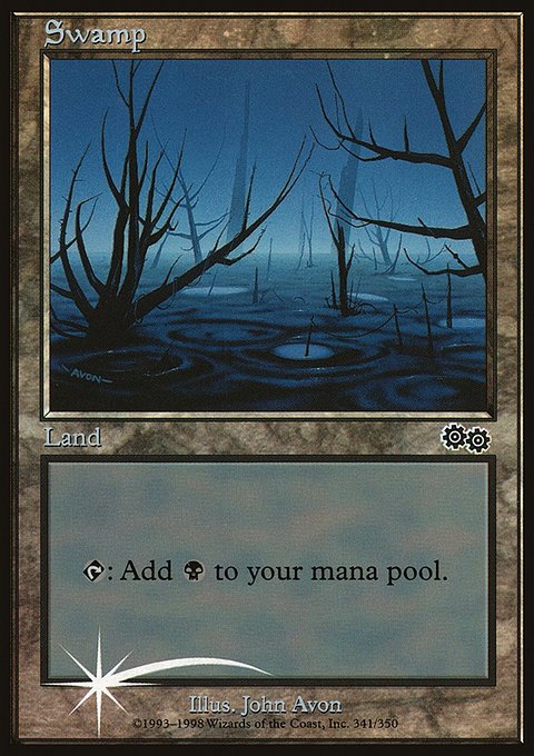 Swamp, Arena League 1999 #9, Magic: The Gathering card