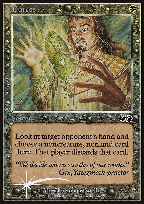 Duress, Arena League 2000 #2, Magic: The Gathering card