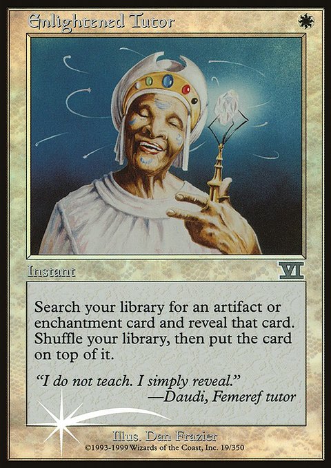 Enlightened Tutor, Arena League 2000 #6, Magic: The Gathering card