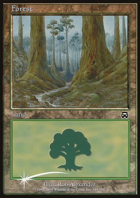 Forest, Arena League 2000 #12, Magic: The Gathering card