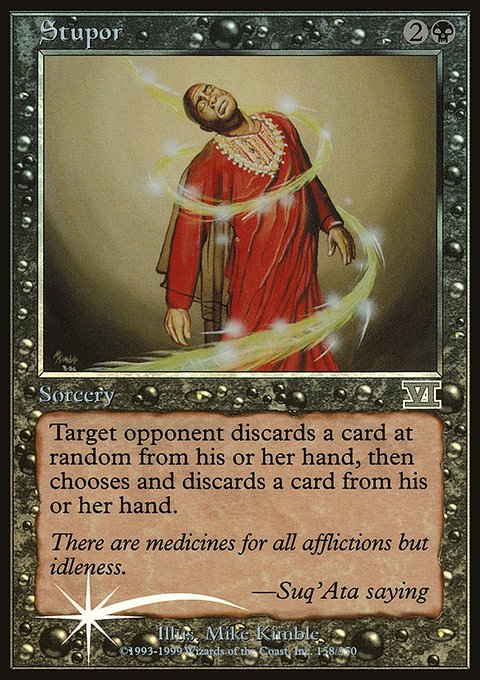 Stupor, Arena League 2000 #7, Magic: The Gathering card