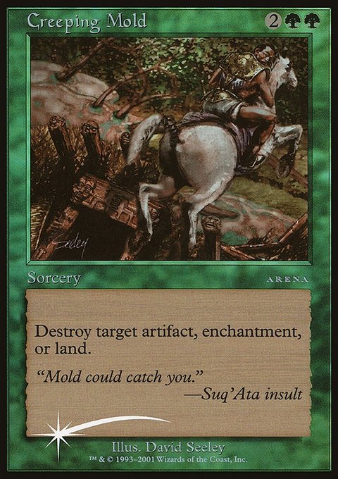Creeping Mold, Arena League 2001 #2, Magic: The Gathering card