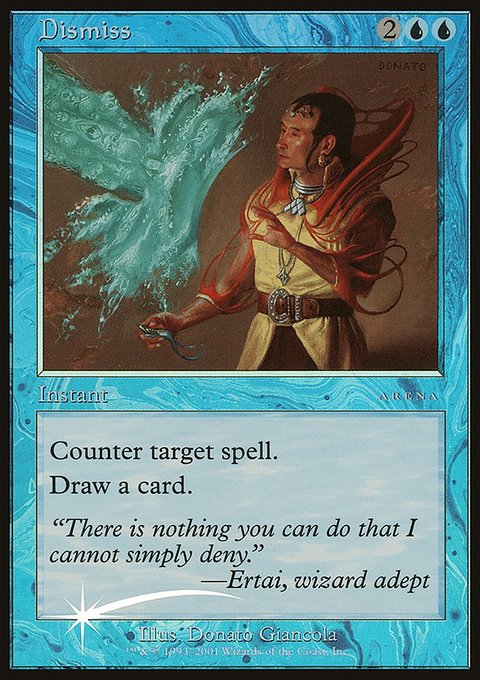 Dismiss, Arena League 2001 #4, Magic: The Gathering card