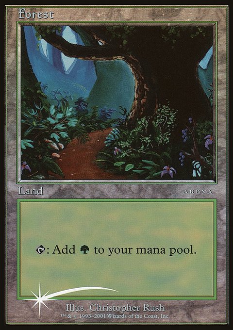 Forest, Arena League 2001 #11, Magic: The Gathering card