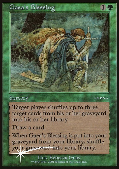 Gaea's Blessing, Arena League 2001 #12, Magic: The Gathering card