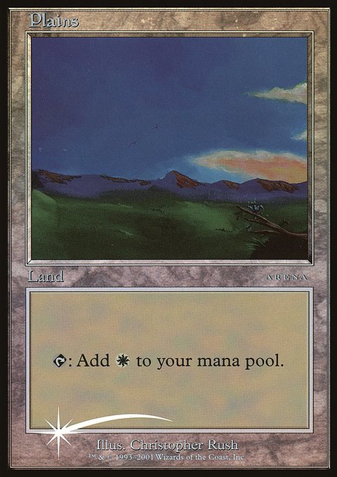 Plains, Arena League 2001 #7, Magic: The Gathering card