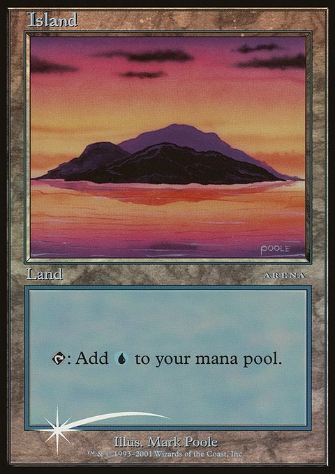 Island, Arena League 2002 #1, Magic: The Gathering card