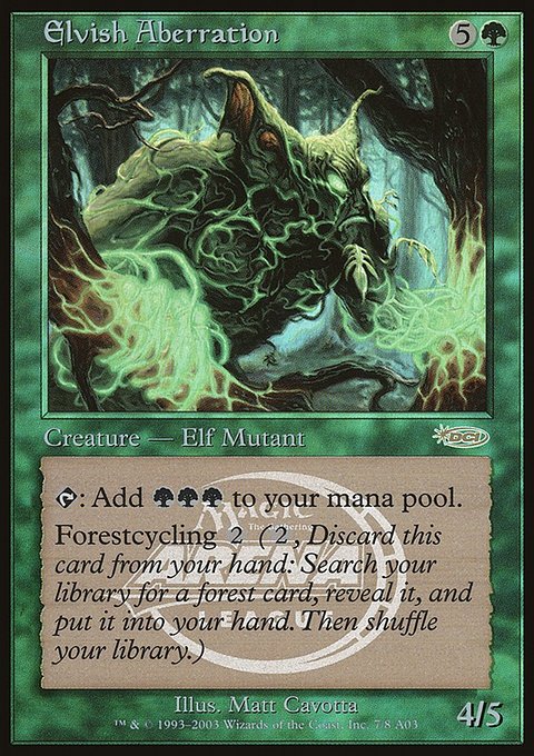 Elvish Aberration, Arena League 2003 #7, Magic: The Gathering card