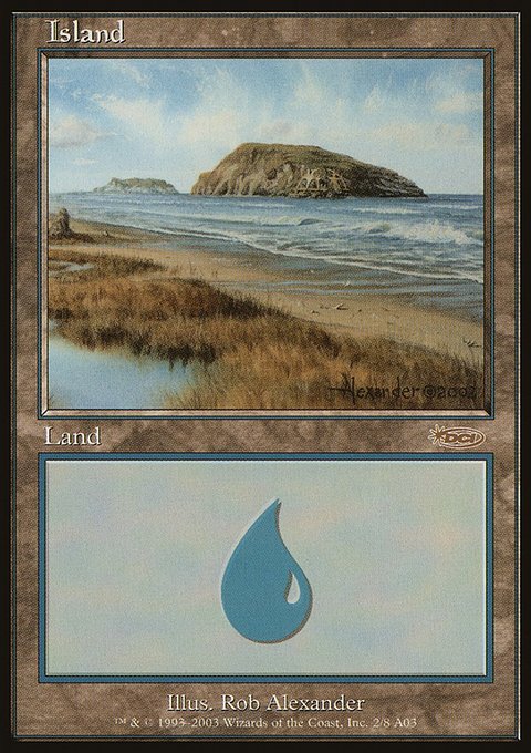 Island, Arena League 2003 #2, Magic: The Gathering card