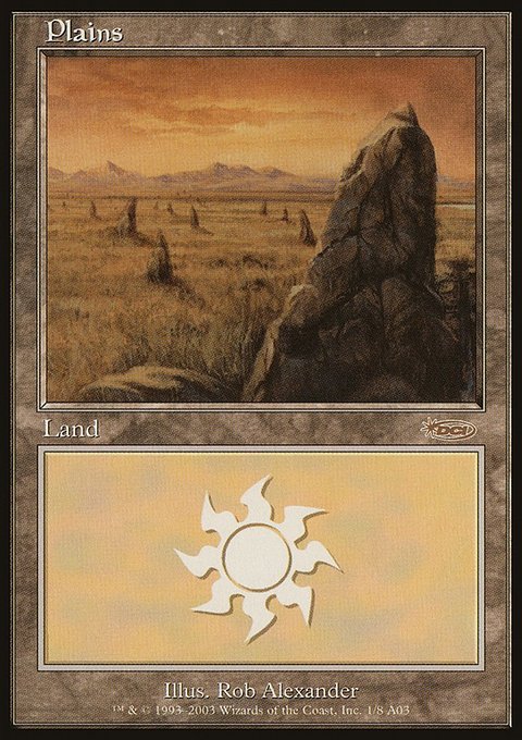 Plains, Arena League 2003 #1, Magic: The Gathering card