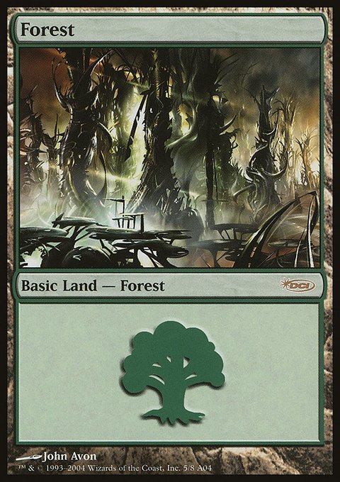 Forest, Arena League 2004 #5, Magic: The Gathering card