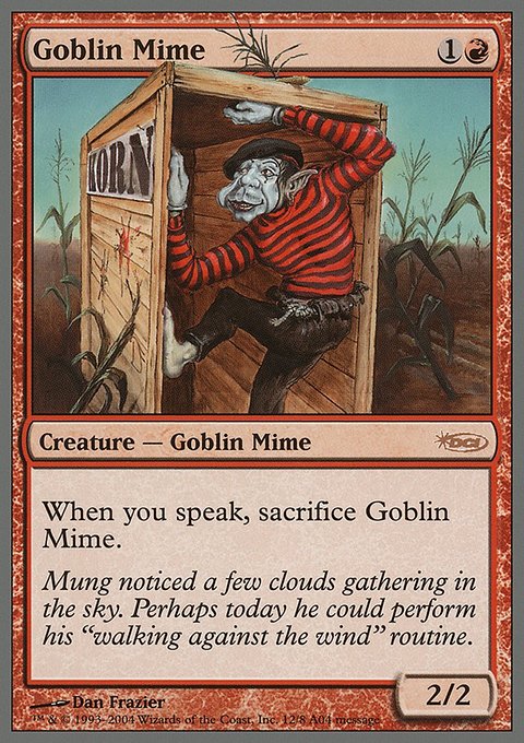 Goblin Mime, Arena League 2004 #12, Magic: The Gathering card