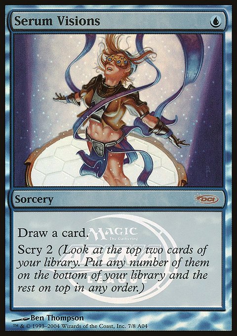 Serum Visions, Arena League 2004 #7, Magic: The Gathering card