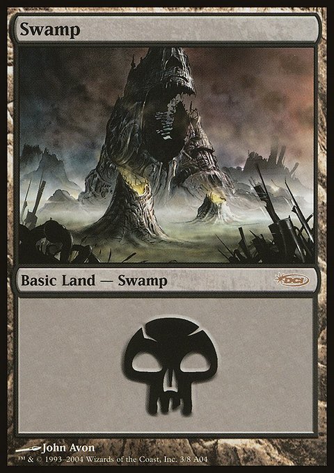 Swamp, Arena League 2004 #3, Magic: The Gathering card