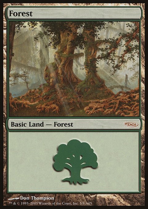 Forest, Arena League 2005 #5, Magic: The Gathering card