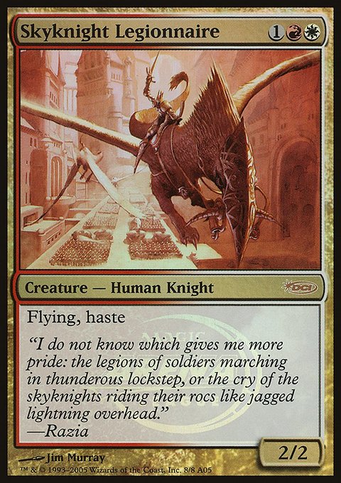 Skyknight Legionnaire, Arena League 2005 #8, Magic: The Gathering card