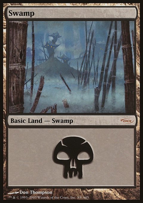 Swamp, Arena League 2005 #3, Magic: The Gathering card