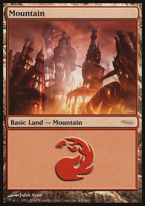 Mountain, Arena League 2006 #4, Magic: The Gathering card