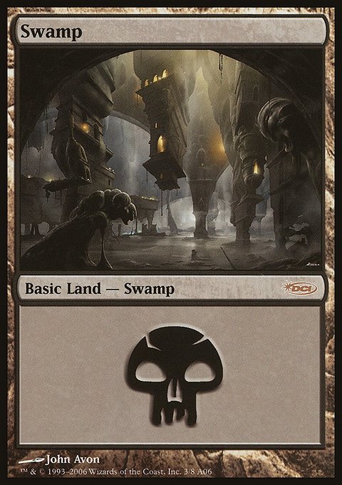 Swamp, Arena League 2006 #3, Magic: The Gathering card