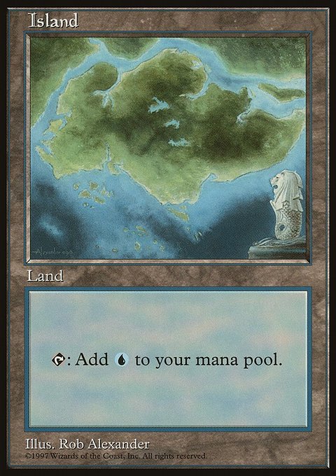 Island, Asia Pacific Land Program #12, Magic: The Gathering card