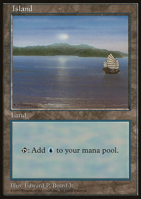 Island, Asia Pacific Land Program #2, Magic: The Gathering card