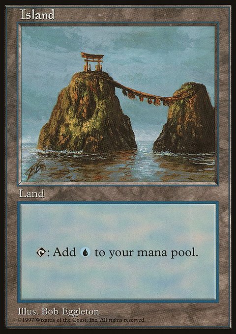Island, Asia Pacific Land Program #7, Magic: The Gathering card