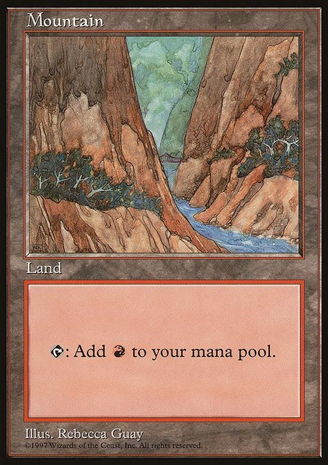 Mountain, Asia Pacific Land Program #8, Magic: The Gathering card