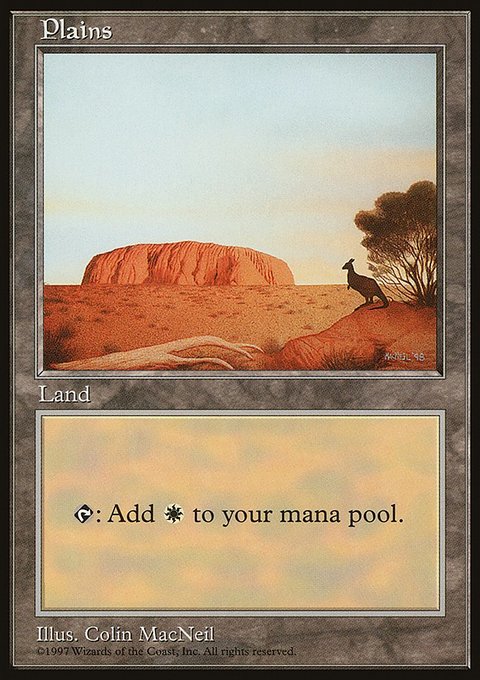 Plains, Asia Pacific Land Program #9, Magic: The Gathering card