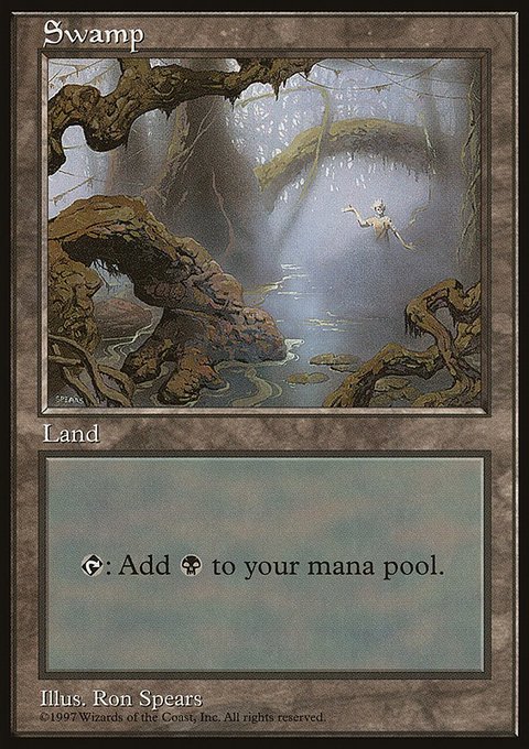 Swamp, Asia Pacific Land Program #15, Magic: The Gathering card