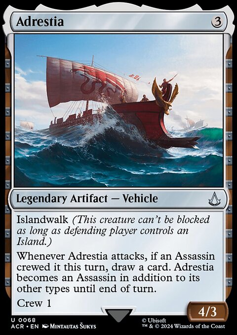 Adrestia, Assassin's Creed #68, Magic: The Gathering card