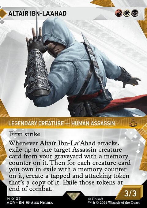 Altaïr Ibn-La'Ahad, Assassin's Creed #137, Magic: The Gathering card