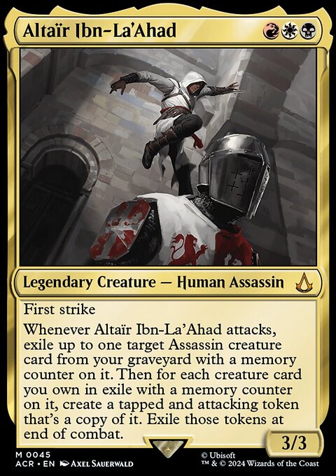 Altaïr Ibn-La'Ahad, Assassin's Creed #45, Magic: The Gathering card