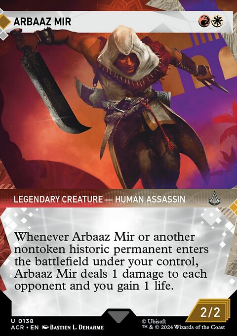 Arbaaz Mir, Assassin's Creed #138, Magic: The Gathering card