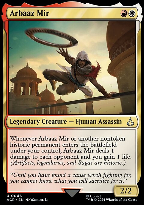 Arbaaz Mir, Assassin's Creed #46, Magic: The Gathering card