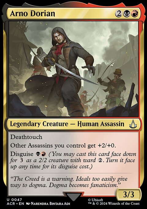 Arno Dorian, Assassin's Creed #47, Magic: The Gathering card
