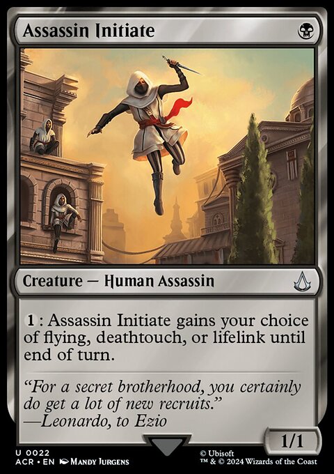 Assassin Initiate, Assassin's Creed #22, Magic: The Gathering card
