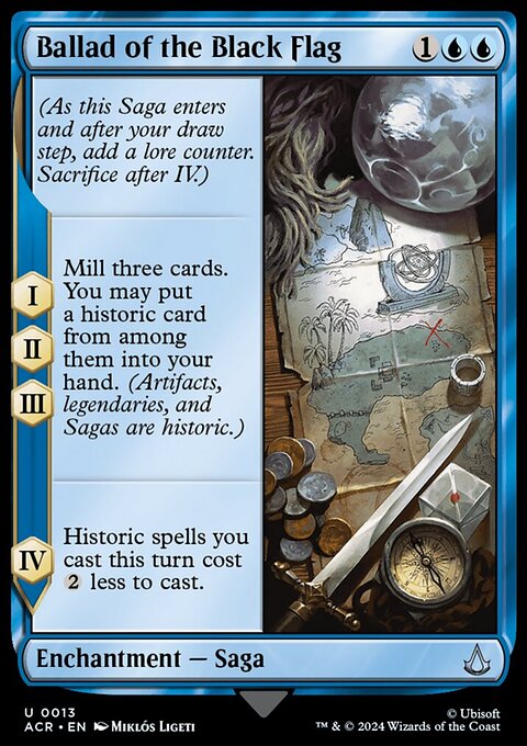 Ballad of the Black Flag, Assassin's Creed #13, Magic: The Gathering card