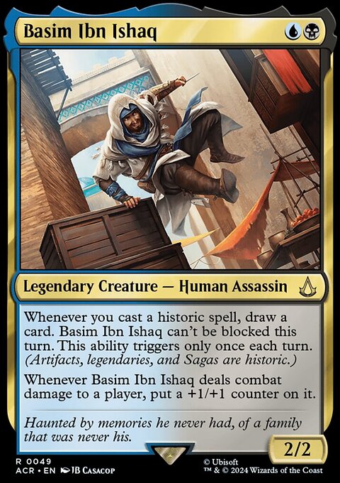 Basim Ibn Ishaq, Assassin's Creed #49, Magic: The Gathering card